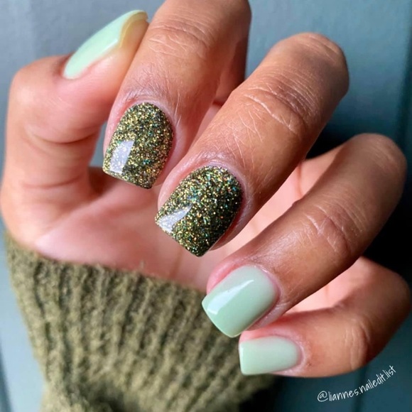 Sparkle & Co Green Holographic Glitter Nail Dip Powder IWIA 29 So No Wifi - Picture 1 of 8